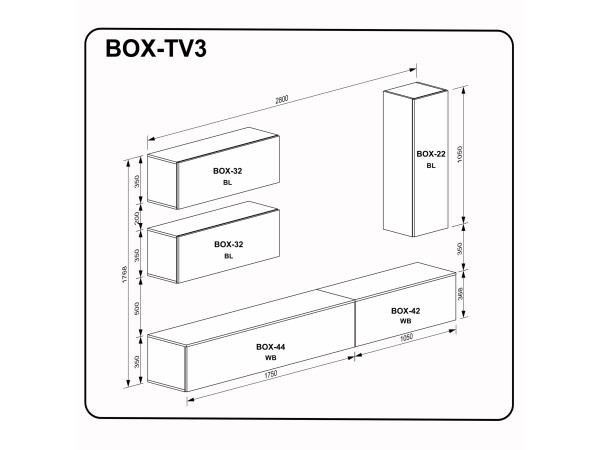 Вітальний набір BOX TV3