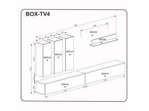 Вітальний набір BOX TV4