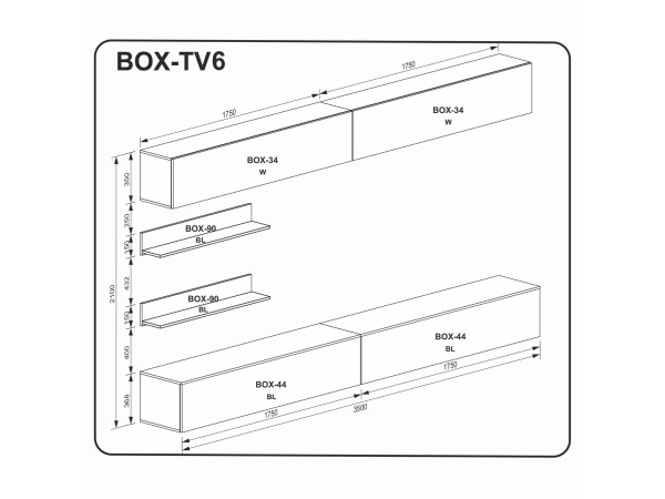 Вітальний набір BOX TV6
