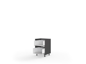 Корпус кухонний секція нижня 60Н2ШХ/820 Телескоп(Антрацит (Серія М))