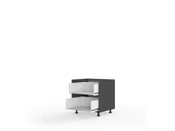 Корпус кухонний секція нижня 80Н2ШХ/820 Телескоп(Антрацит (Серія М))
