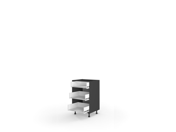Корпус кухонний секція нижня 50Н3ШХ/820 Телескоп(Антрацит (Серія М))