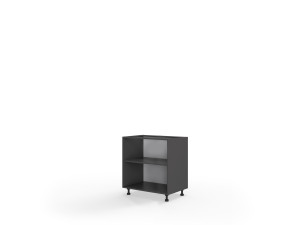 Корпус кухонний секція нижня 80Н/820 2дв Pro Blum(Антрацит (Серія М))