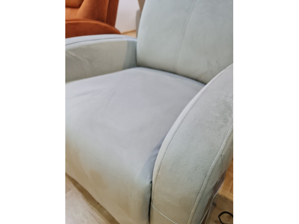 Крісло розкладне OLIMP VELVET світло-сіре BL.03