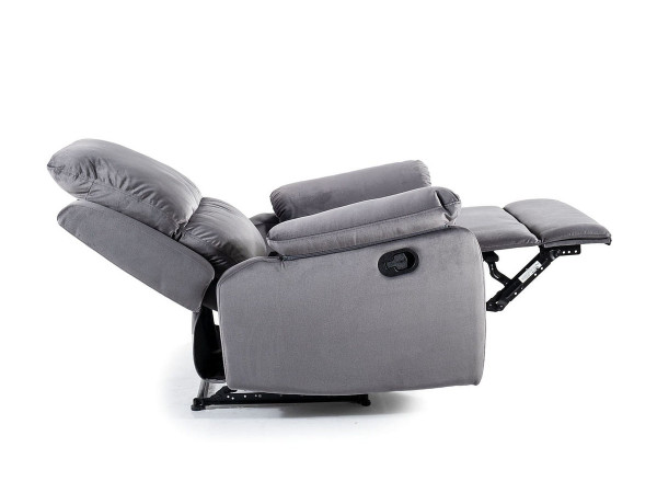 Крісло розкладне SPENCER 1 VELVET сіре BL.14