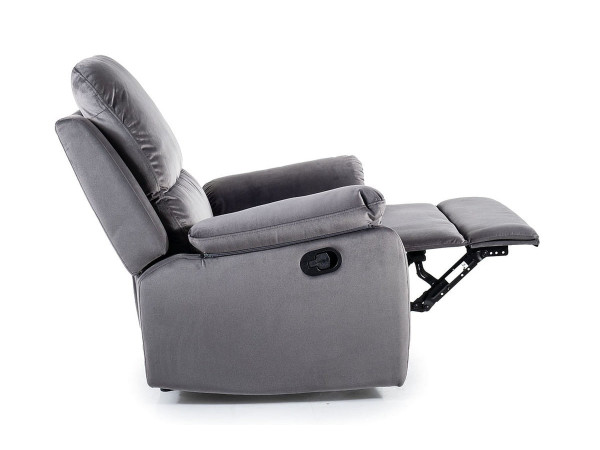 Крісло розкладне SPENCER 1 VELVET сіре BL.14