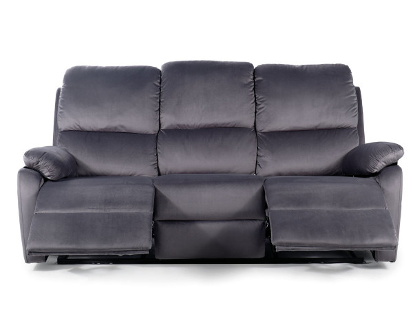 Софа розкладна SPENCER 3 VELVET сіра BL.14