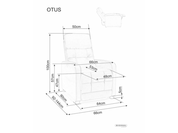 Крісло розкладне OTUS BREGO беж 34