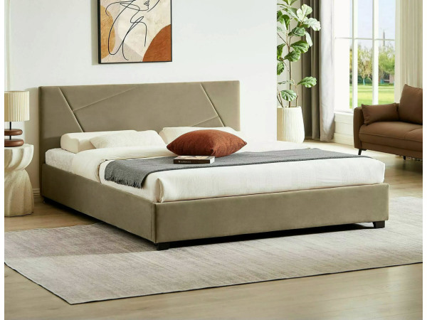 Ліжко COLUMBIA VELVET 140*200 беж BL.28