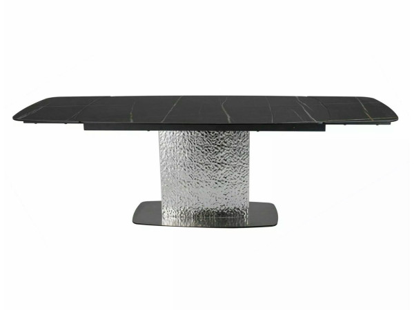 Стіл MONCLER CERAMIC 160(240)*90 чорний SAHARA NOIR/чорний мат