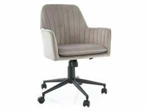 Крісло поворотне Q-886 VELVET темний беж BL.40