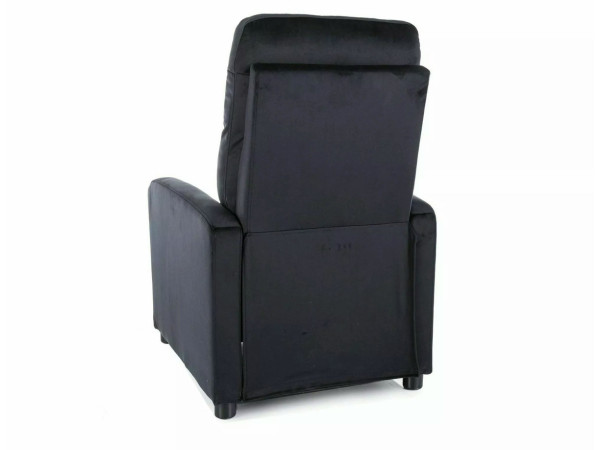 Крісло розкладне OTUS VELVET чорне BL.19
