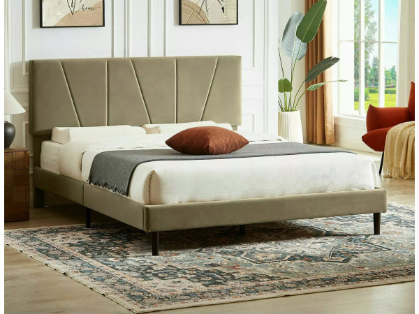 Ліжко SAVANA VELVET 120*200 беж BL.28