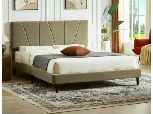 Ліжко SAVANA VELVET 160*200 беж BL.28