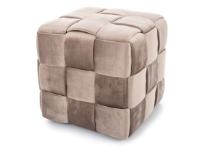 Пуф CASEL VELVET темний беж TAP.251