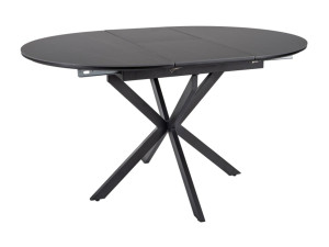 Стіл GASTON CERAMIC 100(135)*100 чорний