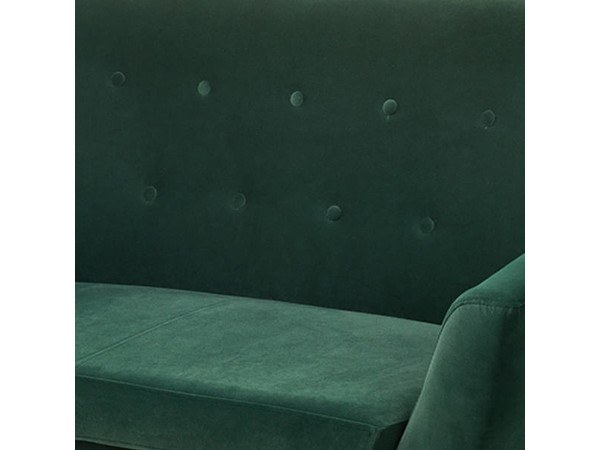 Софа NORDIC 2 VELVET зелена/бук BL.78