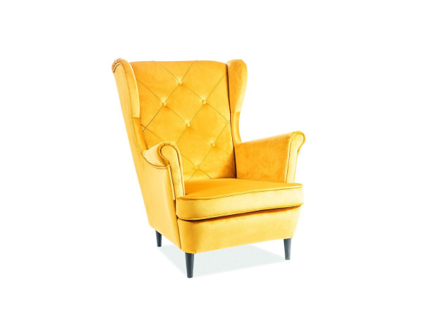 Крісло LADY VELVET карі/венге BL.68