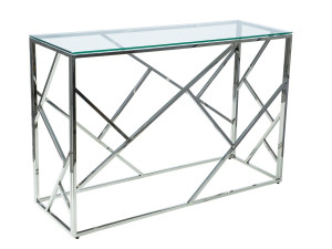 Консоль ESCADA C прозоре скло/срібло 120X40