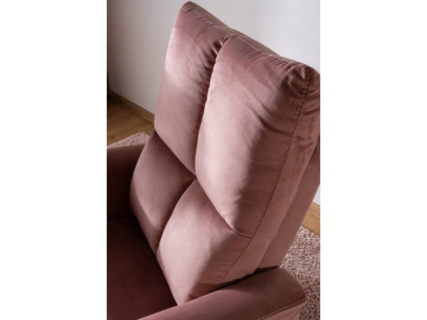 Крісло розкладне NEPTUN VELVET антична троянда BL. 52