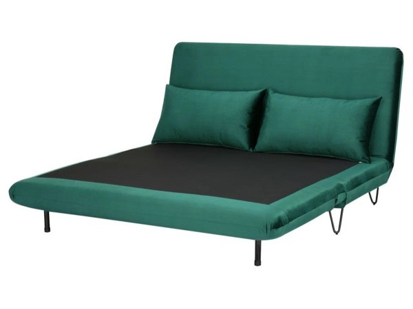 Софа ZENIA VELVET зелена/чорний TAP.189