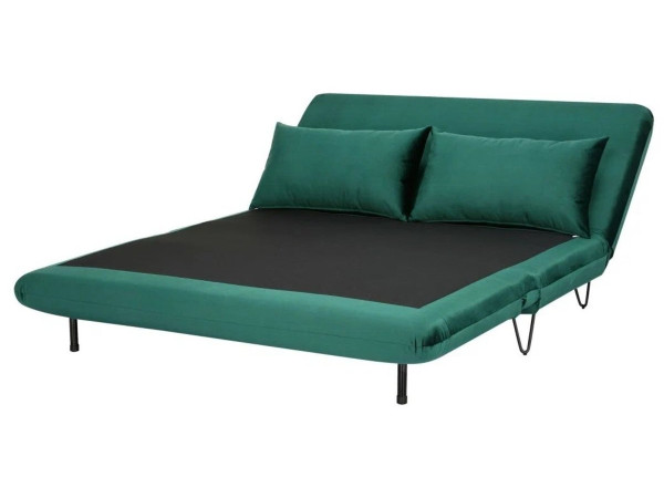 Софа ZENIA VELVET зелена/чорний TAP.189