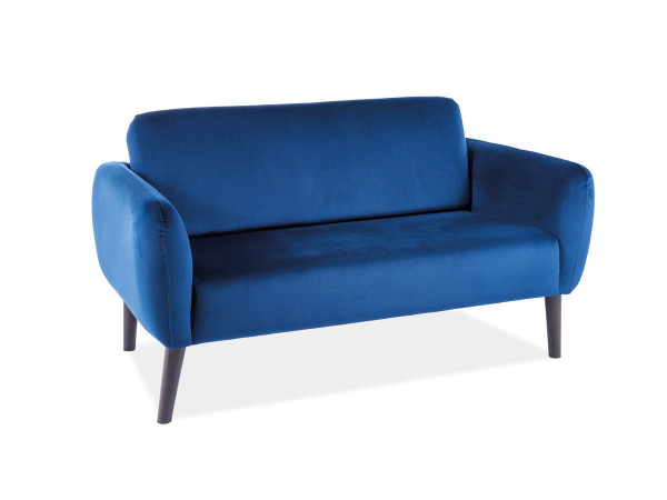 Софа ELSA VELVET синя BL.86/венге