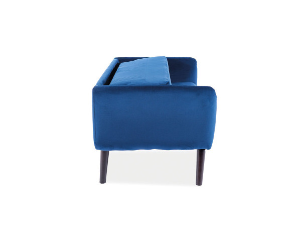 Софа ELSA VELVET синя BL.86/венге