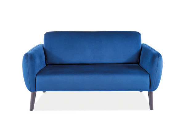Софа ELSA VELVET синя BL.86/венге
