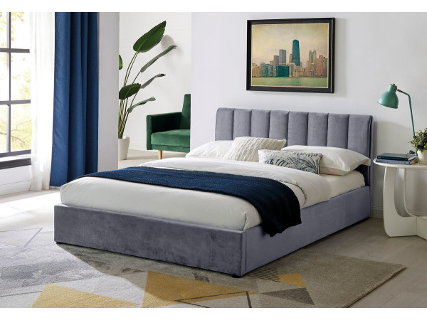 Ліжко MONTREAL VELVET 160X200 колір сірий TAP.192