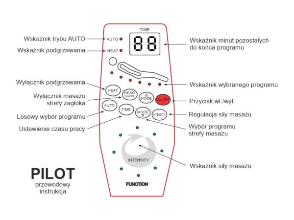 Крісло розкладне NEPTUN M VELVET (функція масажу) сіре BL.14